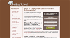 Desktop Screenshot of cookingschool.org